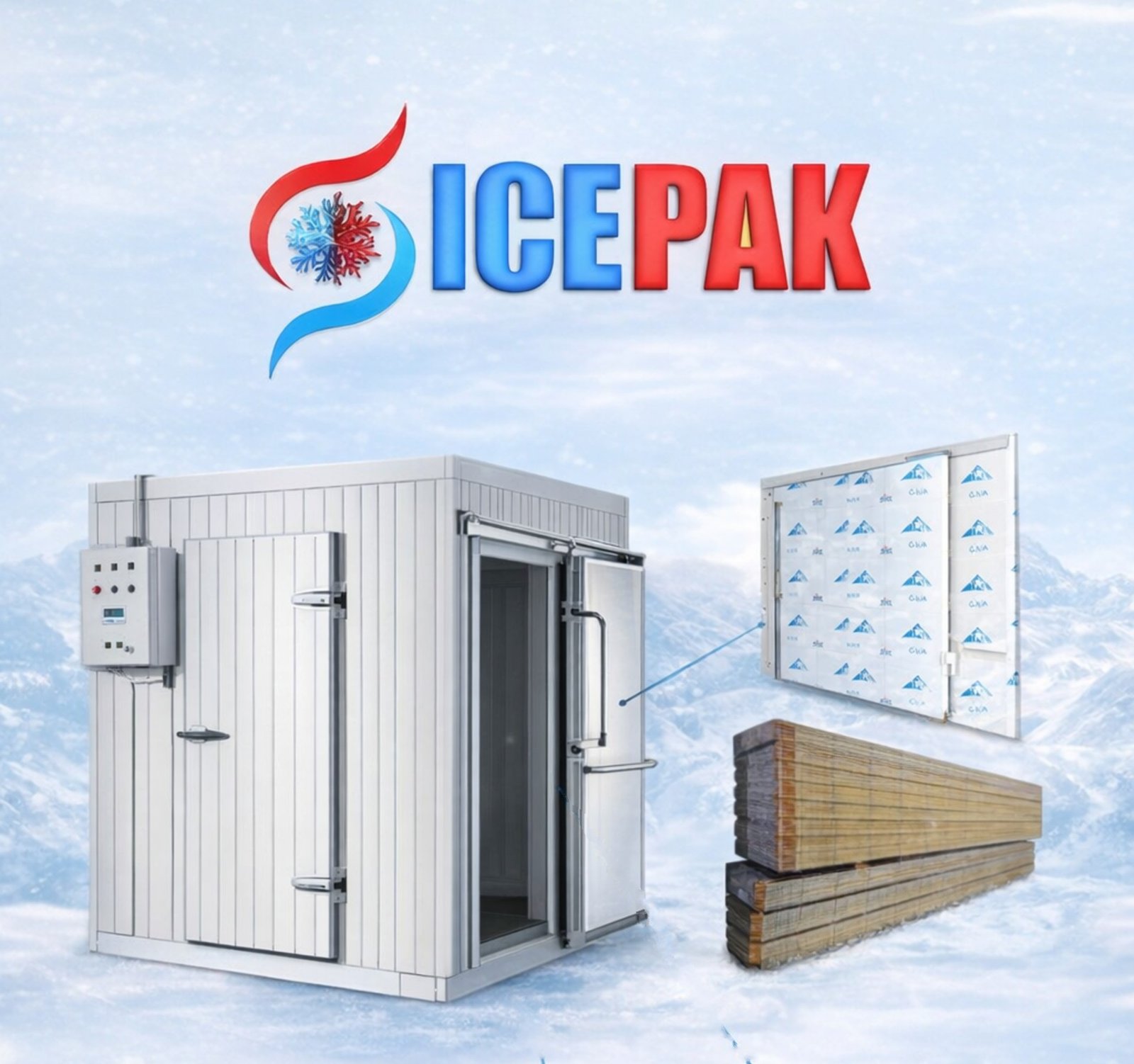 Ice Pak cold room, insulated door and PIR panel systems